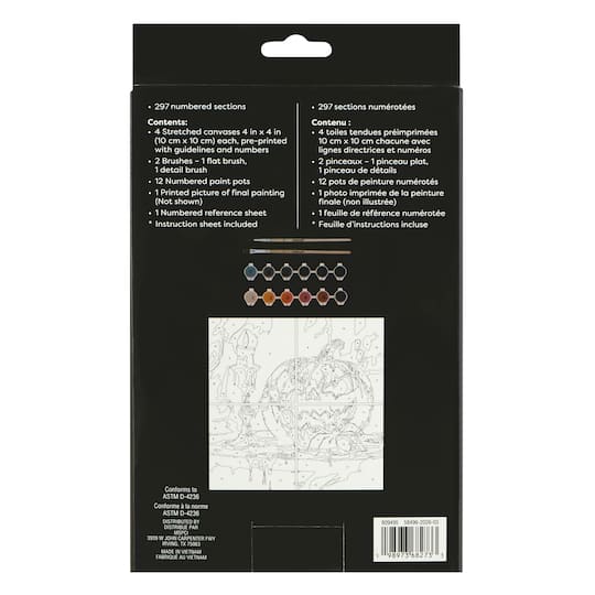 Jack-o'-Lantern Paint-by-Number Gallery Mini Kit by Artist's Loft®